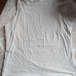 White Sleeveless Top